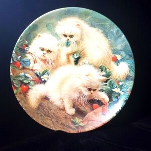 "Strawberries and Cream" Plate